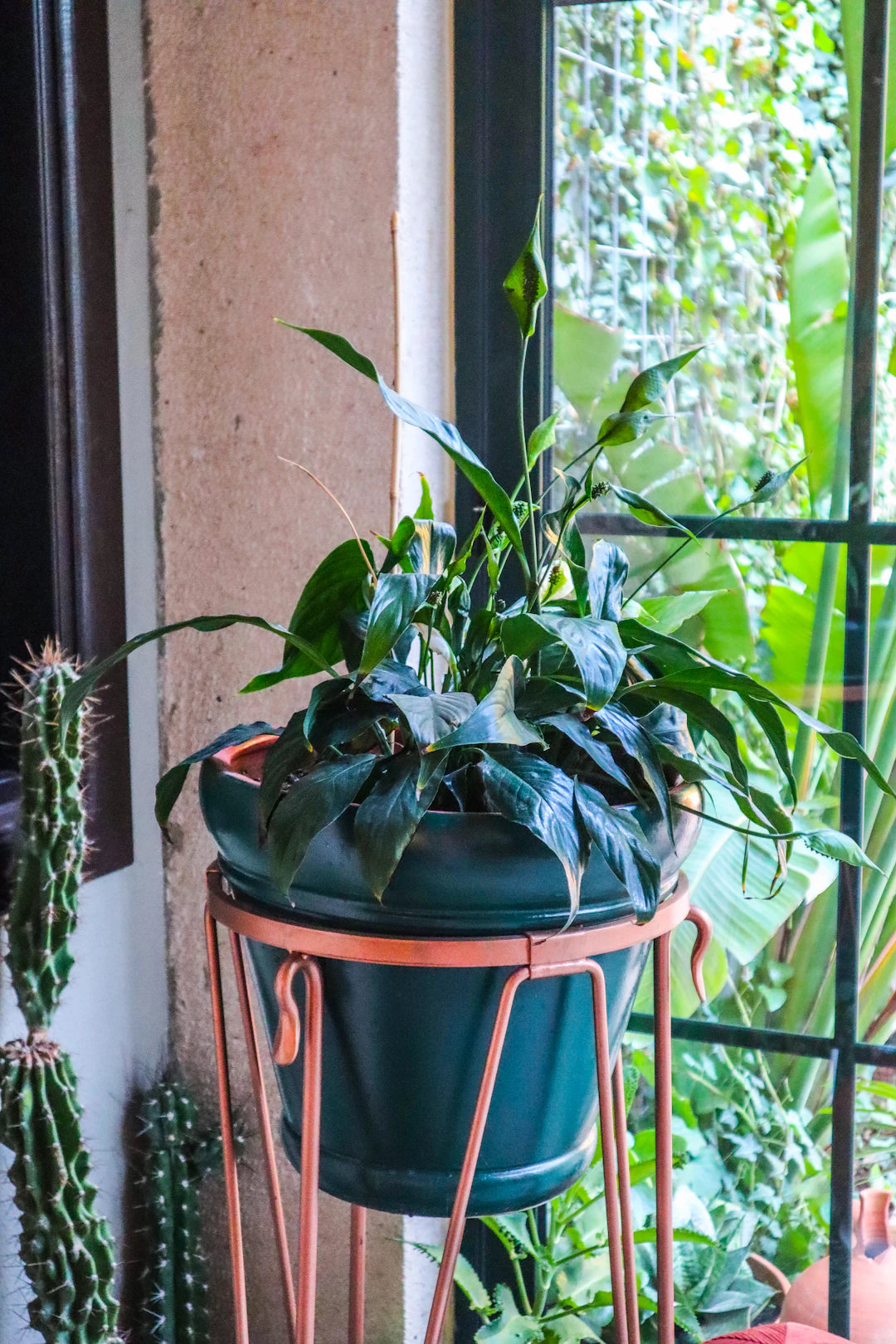 Suportes Metálicos Práticos e Estilosos para o Jardim