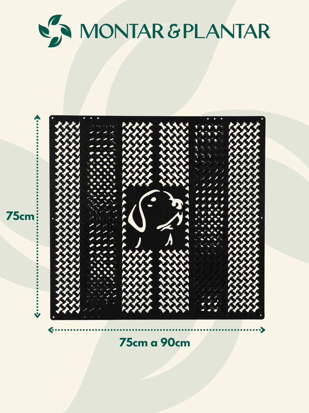 Barreira Metálica Ajustável para Pets 100x75cm Preto