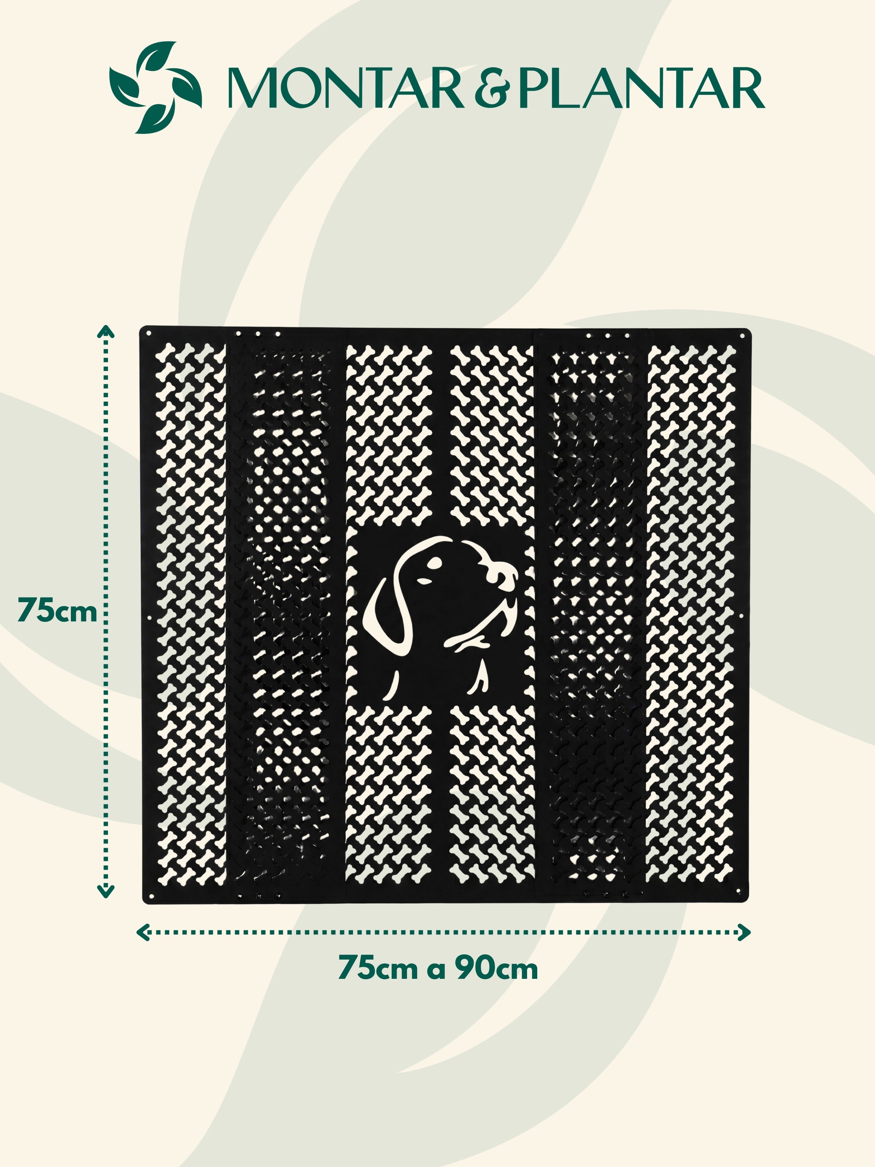 Barreira Metálica Ajustável para Pets 100x75cm Preto