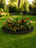 Limitador Metálico Arabesco Jardim 24cm x 1,06mt Preto 6 Pçs
