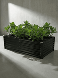 Canteiro Metálico Elevado Jardim Retangular Alto 180x90cm - Montar & Plantar