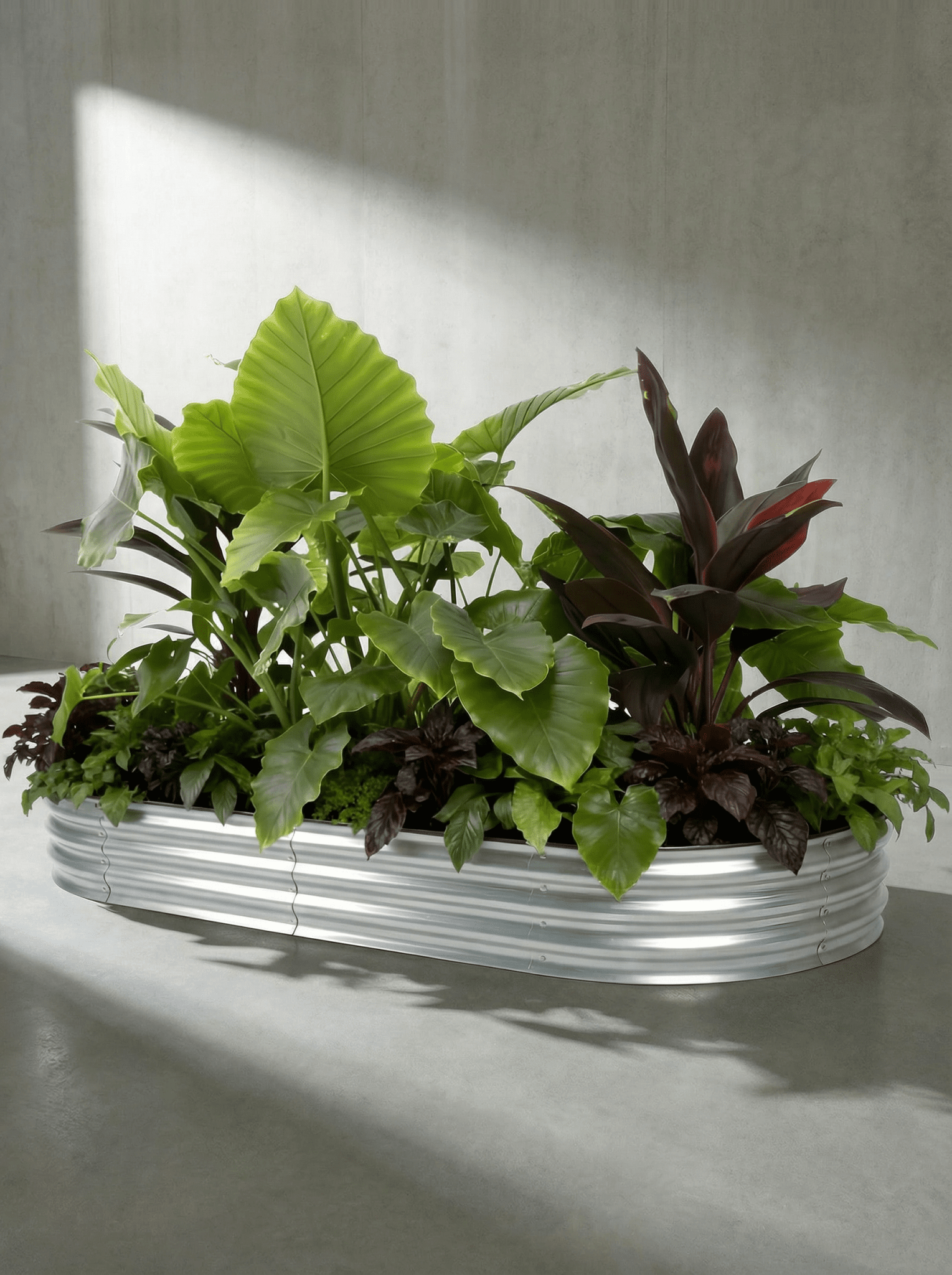 Canteiro Metálico Elevado para Jardim Oval 240x120cm - Montar & Plantar