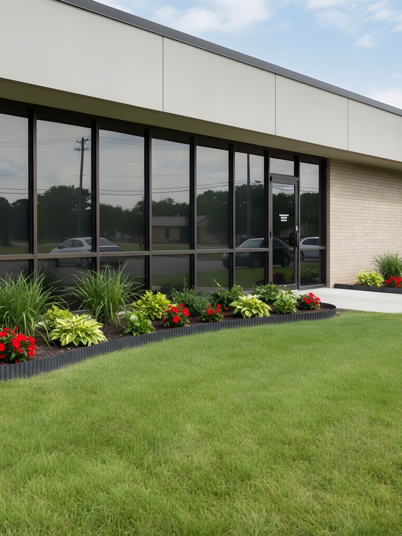 Limitador Metálico Ondulado para Jardim 15cm x 12mt Preto - Montar & Plantar